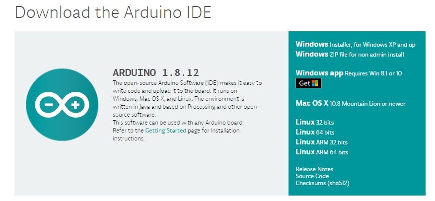 Arduino IDE Download