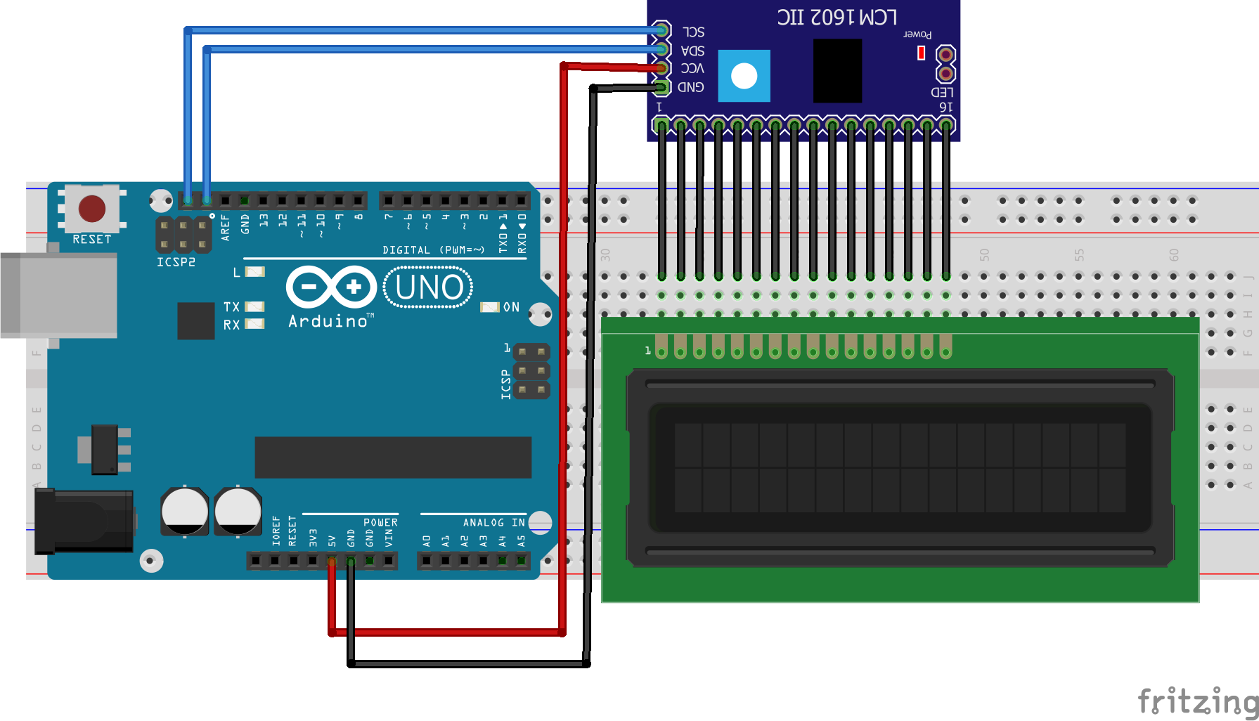 lcd connection